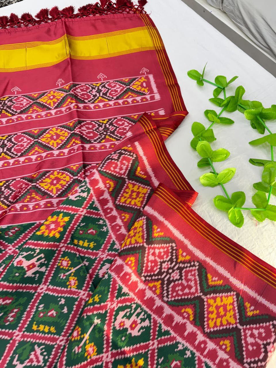 Premium Soft Pure Patola Silk Saree