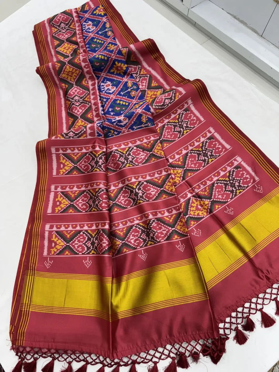 Premium Soft Pure Patola Silk Saree