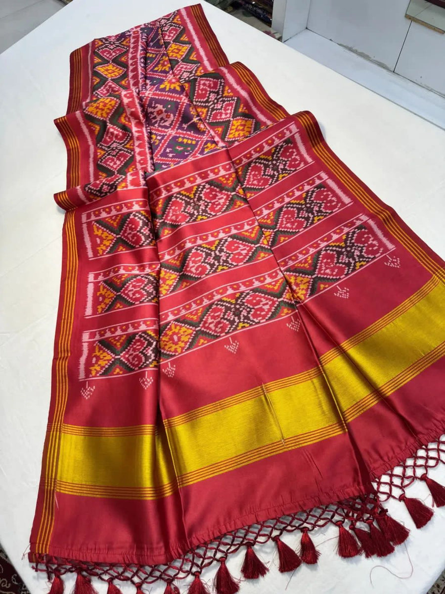 Premium Soft Pure Patola Silk Saree