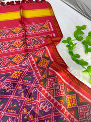 Premium Soft Pure Patola Silk Saree