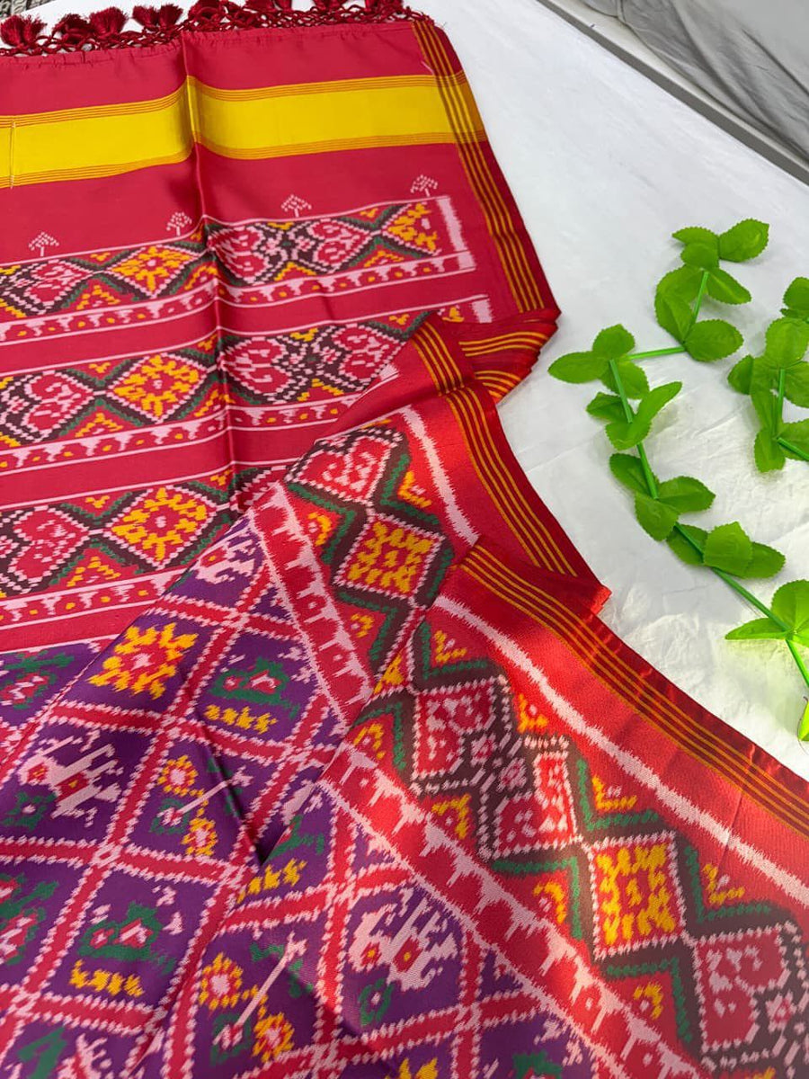 Premium Soft Pure Patola Silk Saree