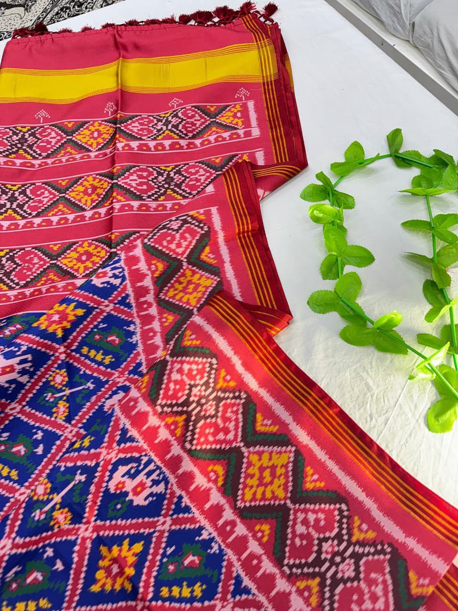 Premium Soft Pure Patola Silk Saree