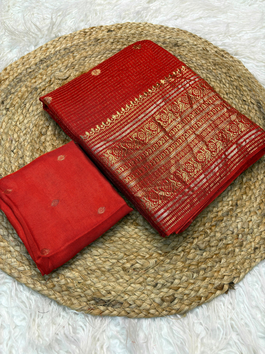 Pure viscose Russian dola saree