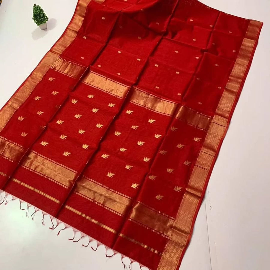 Cotton by Silk Maheswari sarees