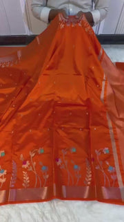 Banarasi Semi Katan Silk Double Fabric Saree