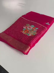 Pure soft chiffon sarees