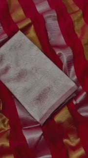 Georgette tissue silk saree