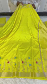 Banarasi Semi Katan Silk Double Fabric Saree