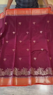 Banarasi katan silk sarees