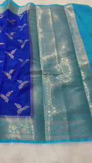 Beautiful Banarasi semi katan silk sarees