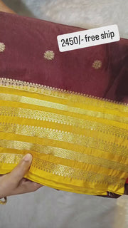 Vintage Semi Gadwal sarees