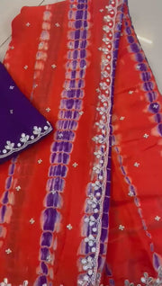 Pure Chinnon Saree
