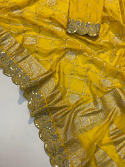 Soft Khaddi Georgette Silk - Anvitha Collections