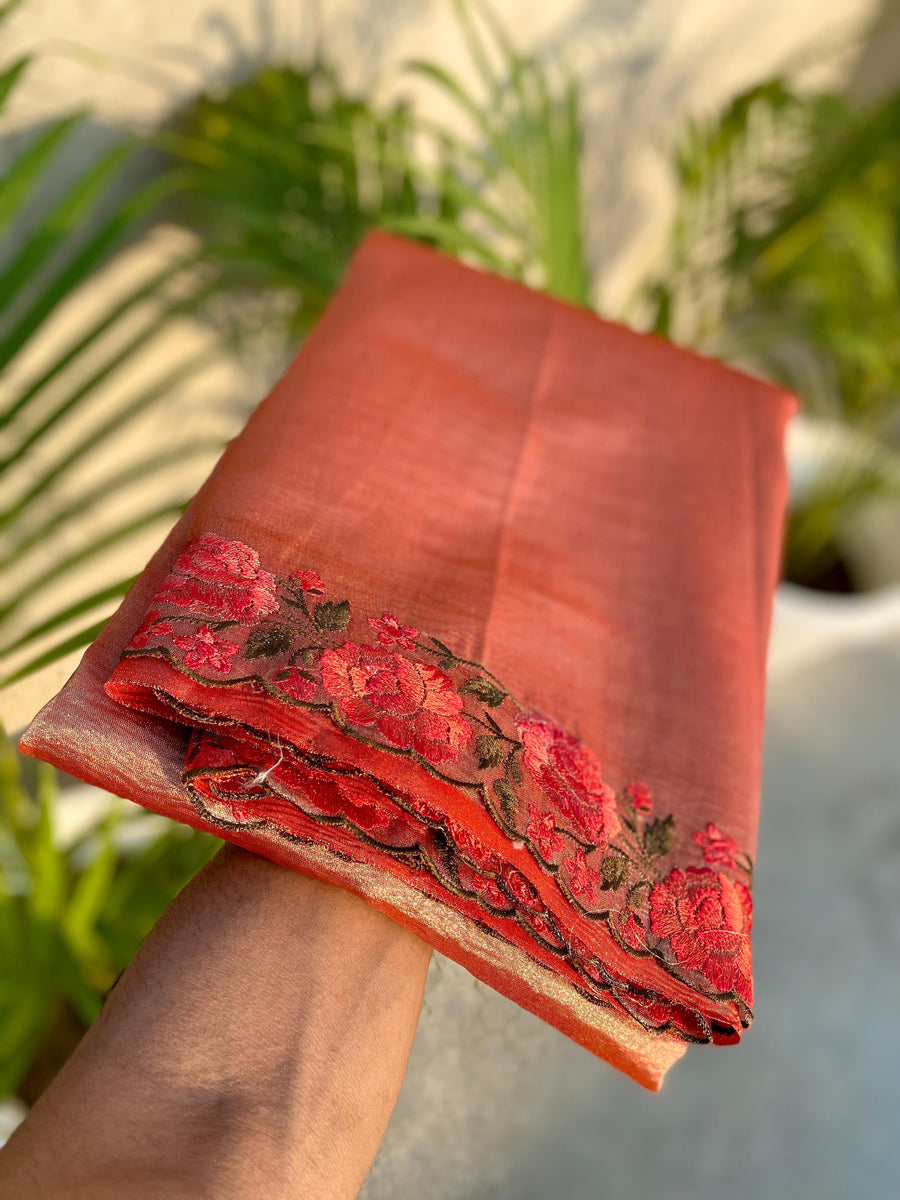 Banarasi Handloom Tissue Saree - Anvitha Collections