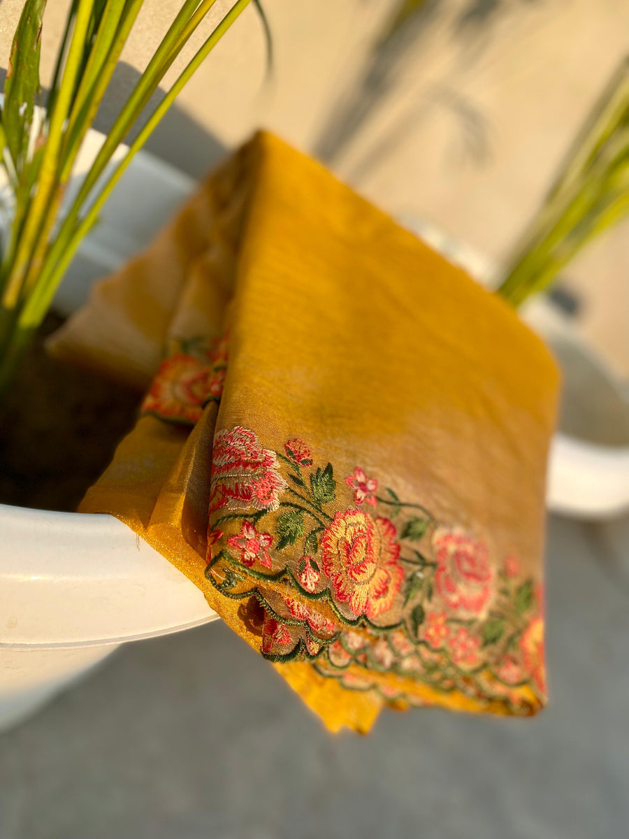 Banarasi Handloom Tissue Saree - Anvitha Collections