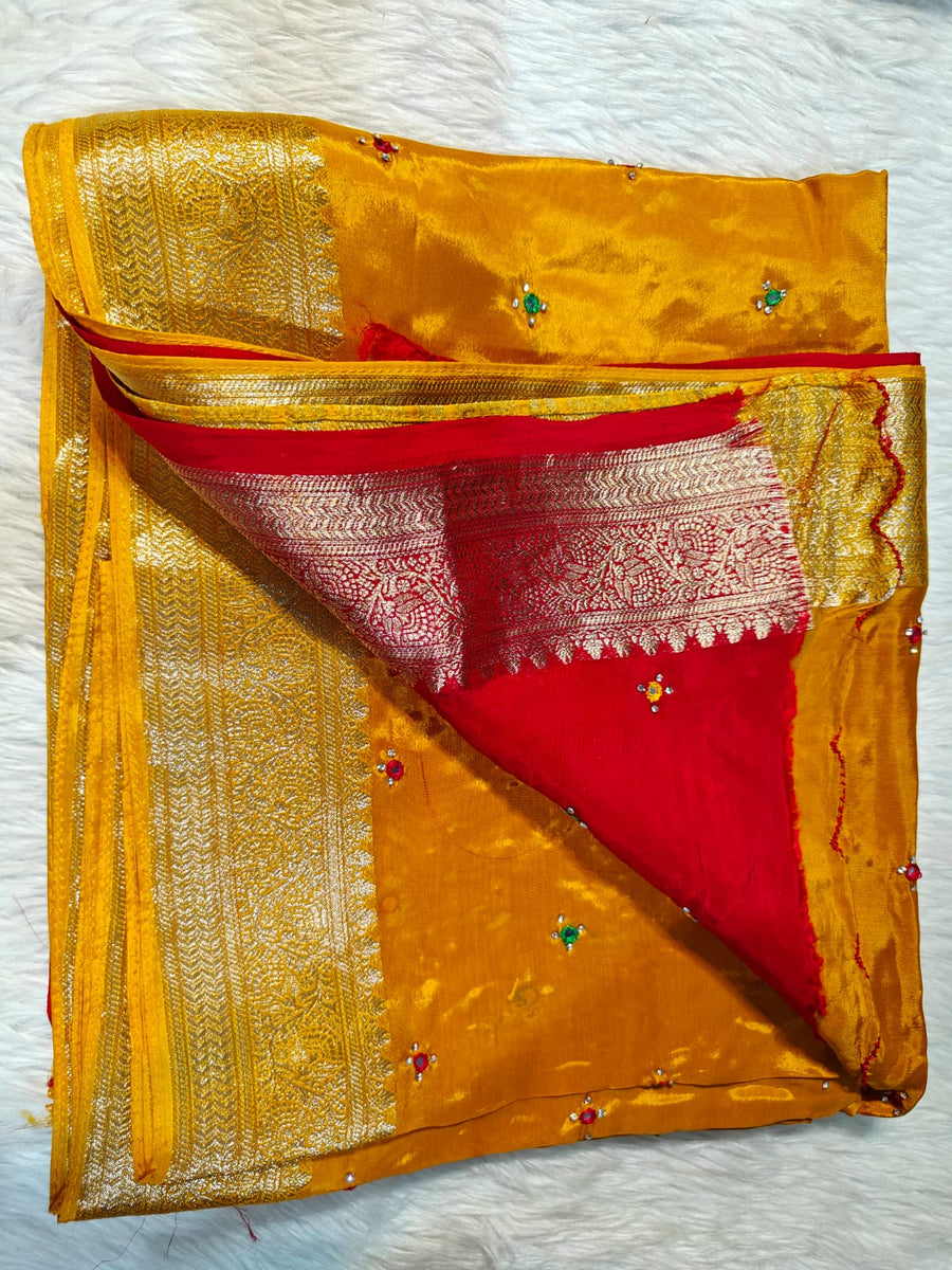 Beautiful Chinnon Saree