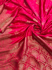 Pure Banarasi Mashru Satin Saree - Anvitha Collections