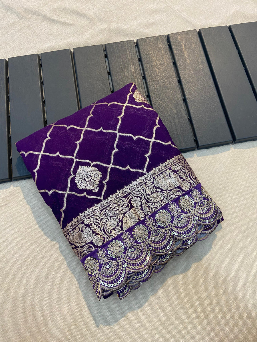 Soft Khaddi Georgette Silk - Anvitha Collections