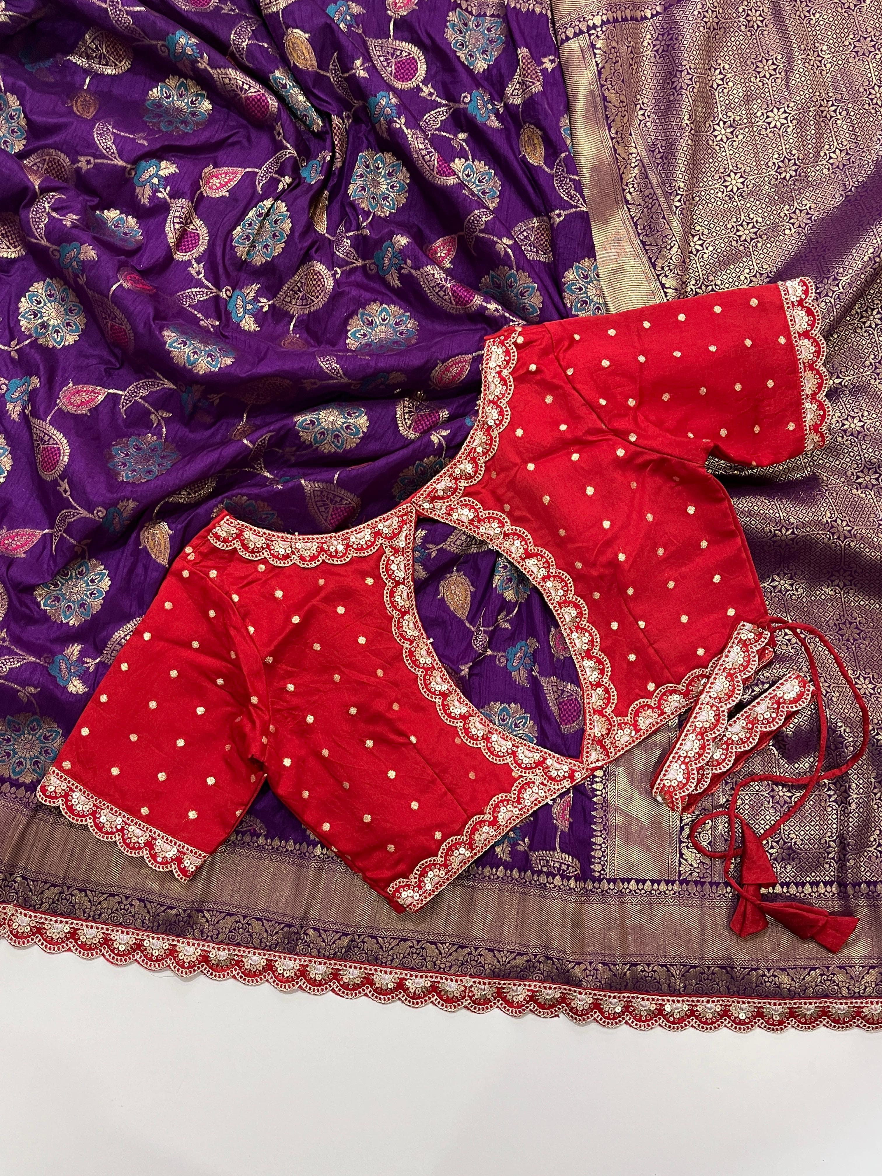 Pure Banarasi Pattu Saree - Anvitha Collections