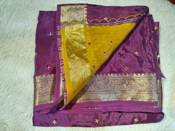 Beautiful Chinnon Saree