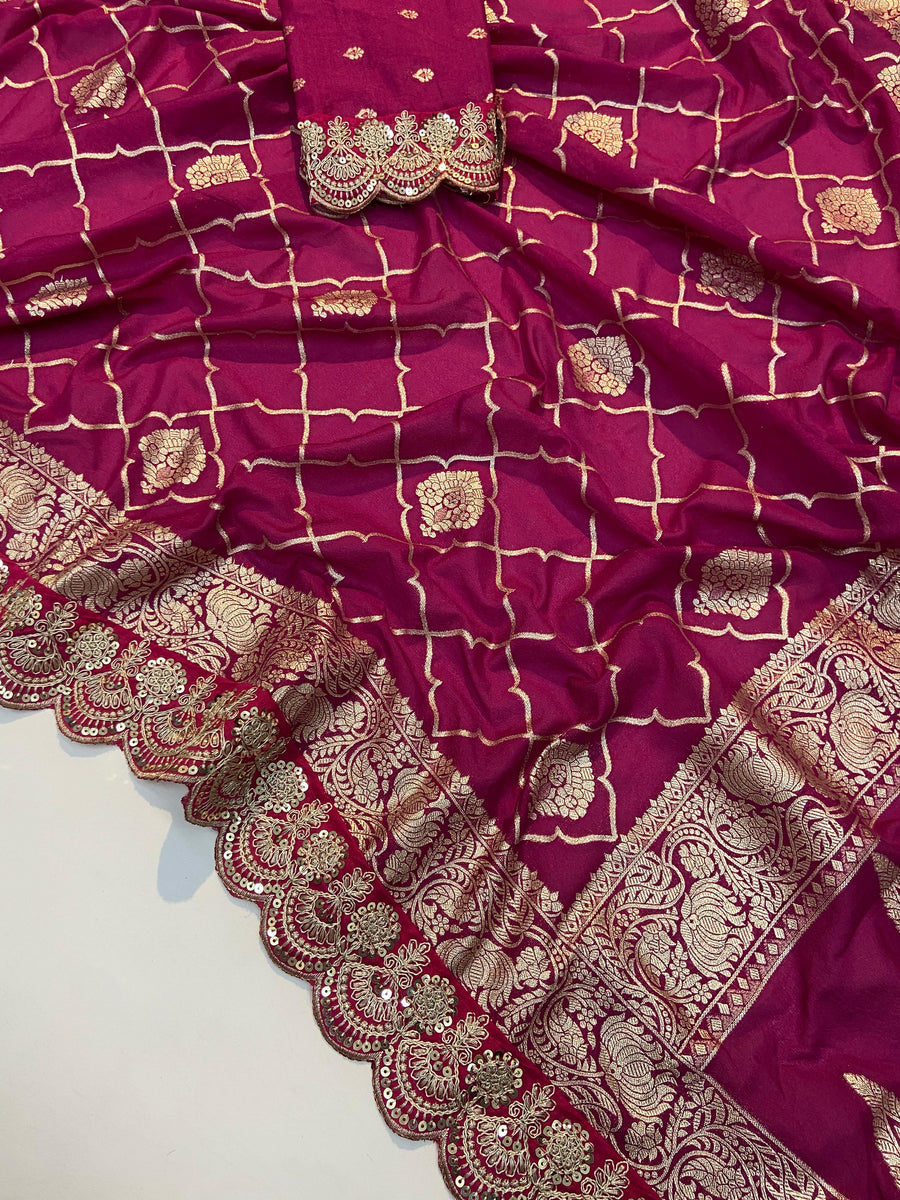 Soft Khaddi Georgette Silk - Anvitha Collections