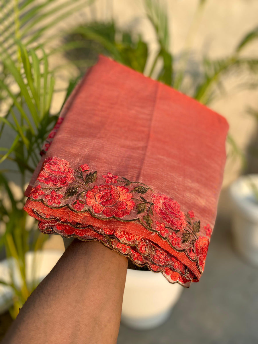 Banarasi Handloom Tissue Saree - Anvitha Collections