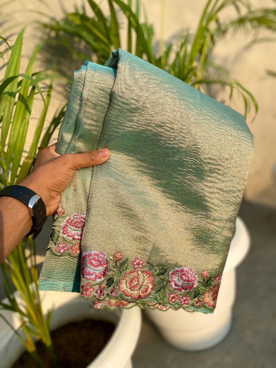Banarasi Handloom Tissue Saree - Anvitha Collections