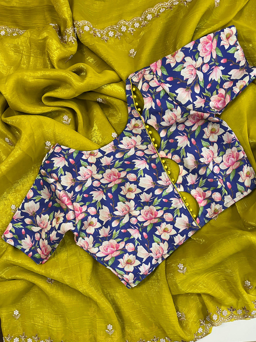 Premium Space Silk Saree - Anvitha Collections