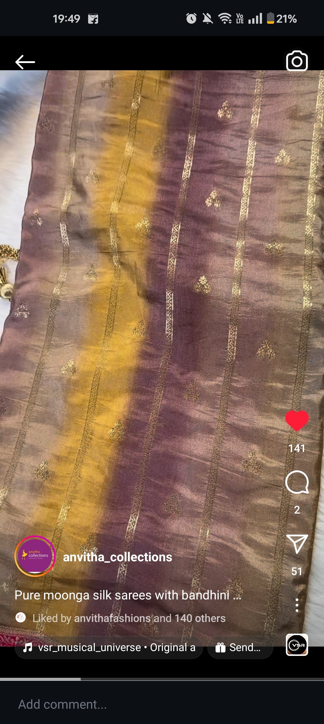 Spray Bandhini - Anvitha Collections