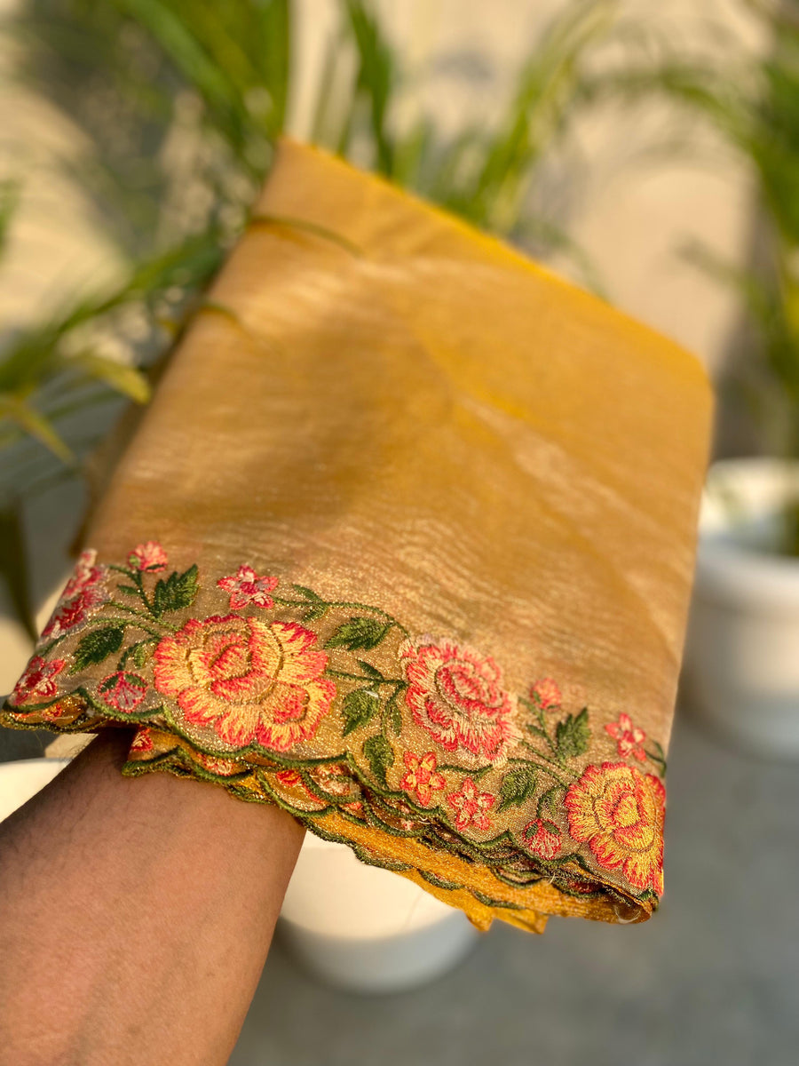 Banarasi Handloom Tissue Saree - Anvitha Collections