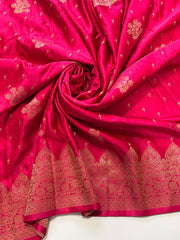 Pure Banarasi Mashru Satin Saree - Anvitha Collections