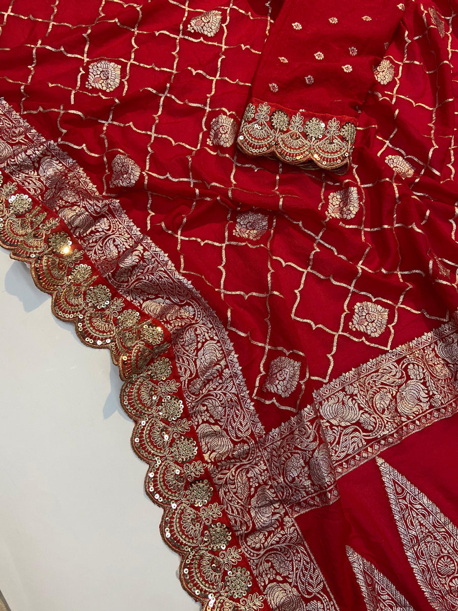 Soft Khaddi Georgette Silk - Anvitha Collections