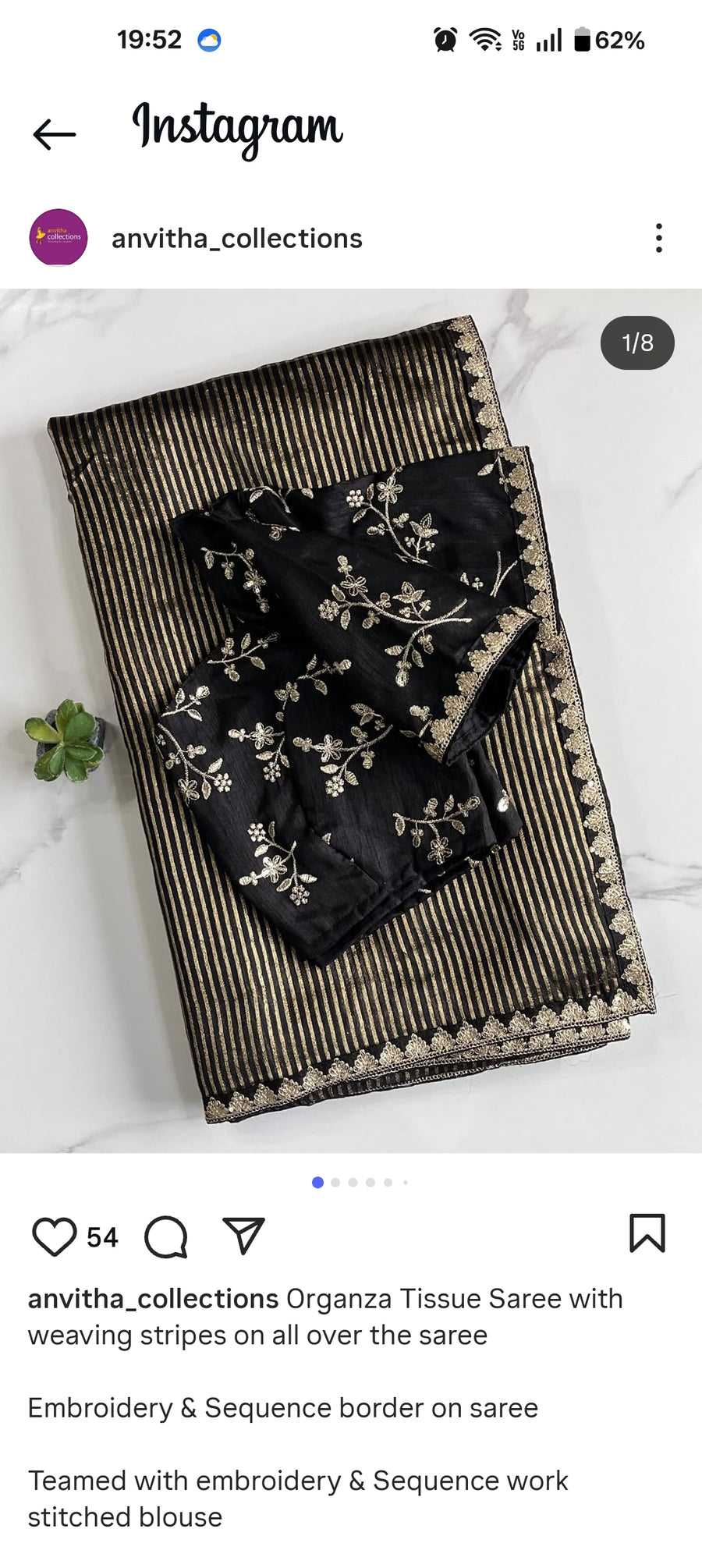 Organza Tissue saree