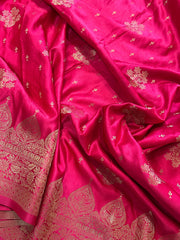 Pure Banarasi Mashru Satin Saree - Anvitha Collections