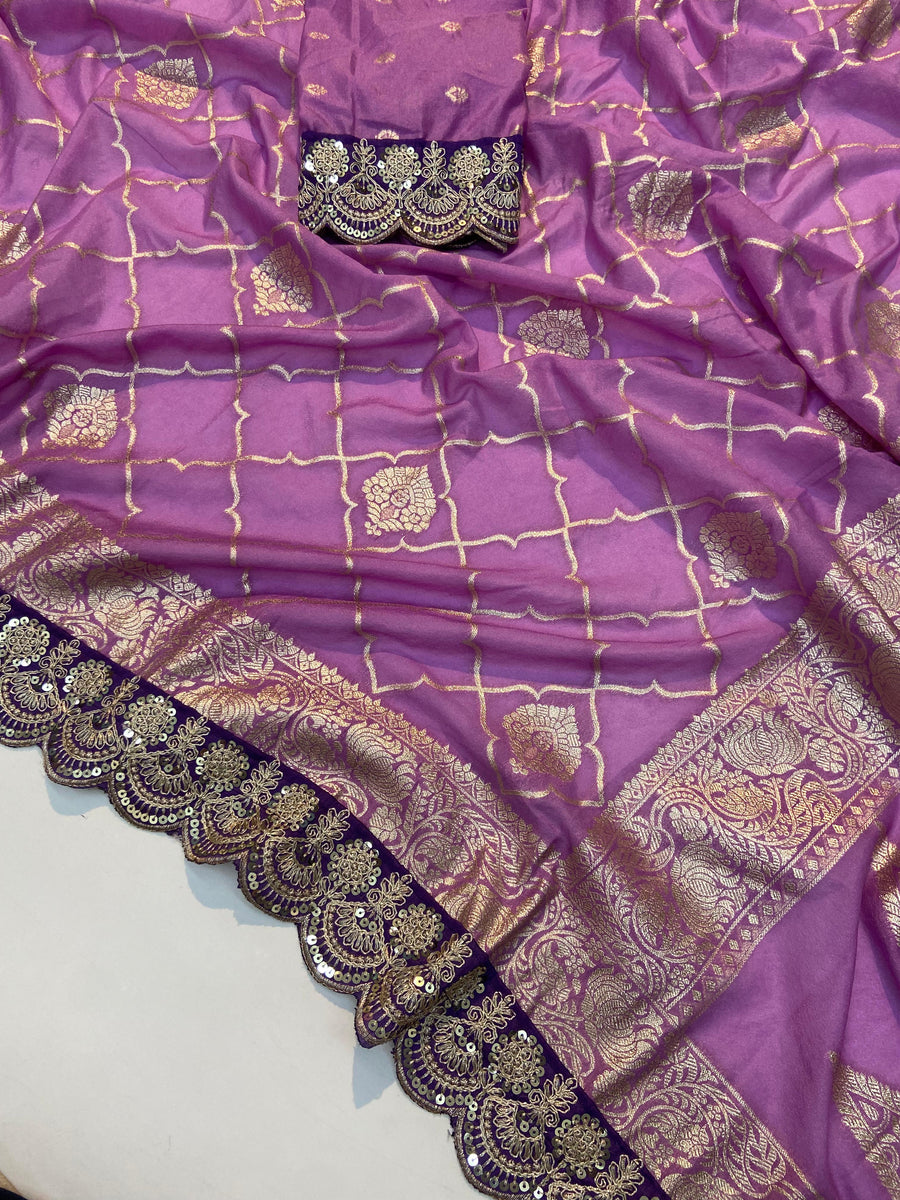 Soft Khaddi Georgette Silk - Anvitha Collections