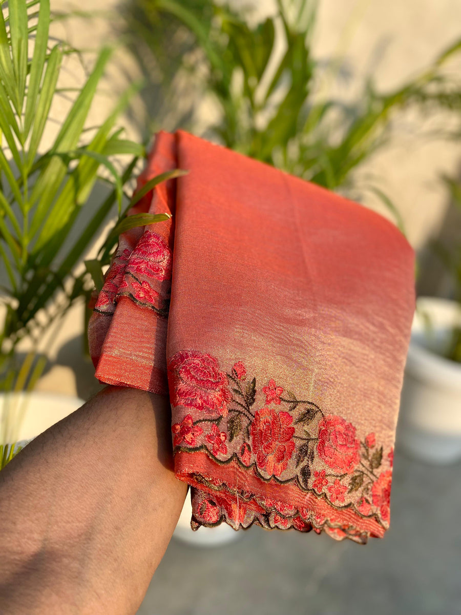 Banarasi Handloom Tissue Saree - Anvitha Collections